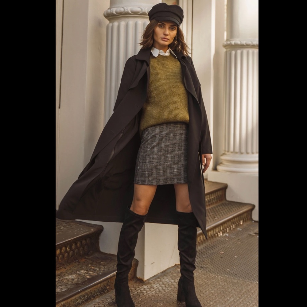 Emiliana Plaid Skirt (Med) by Böhme